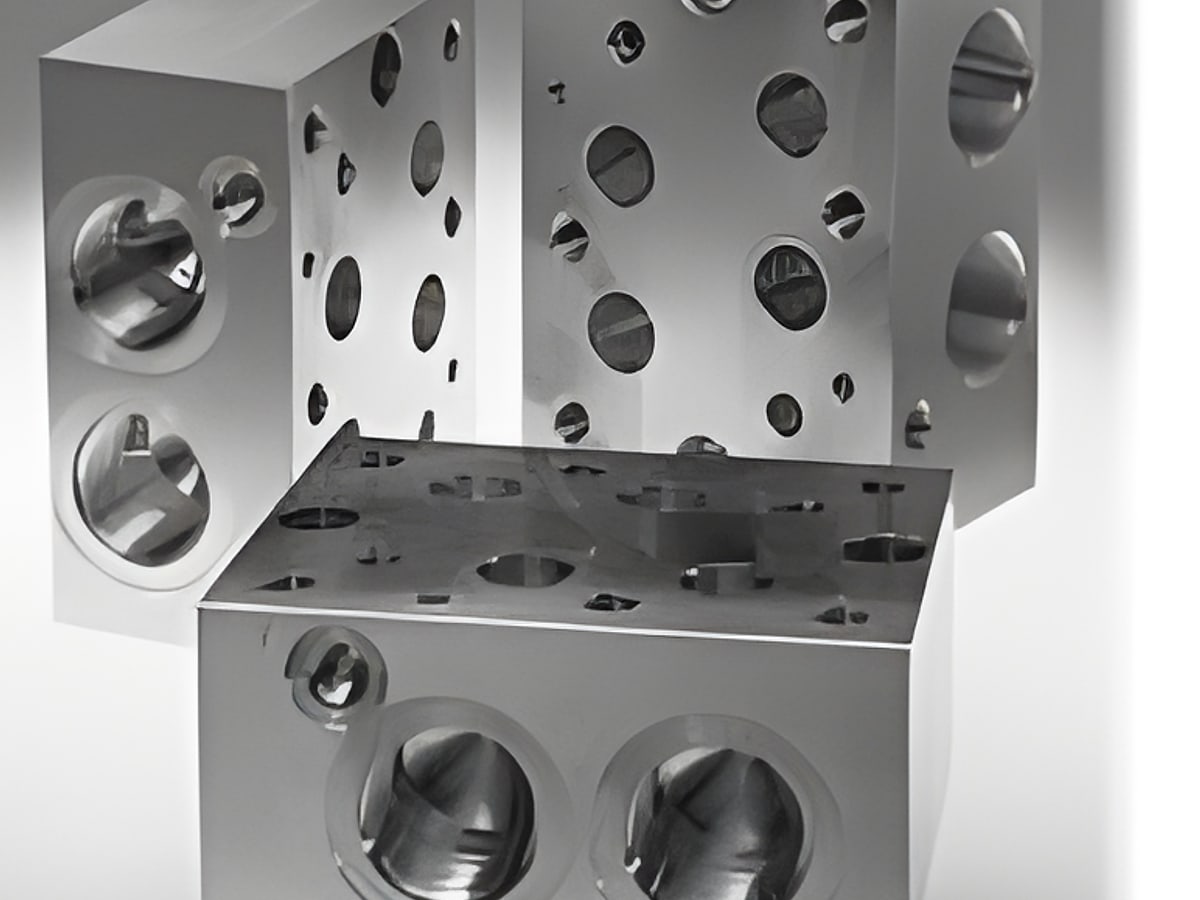 Precision-machined manifold component