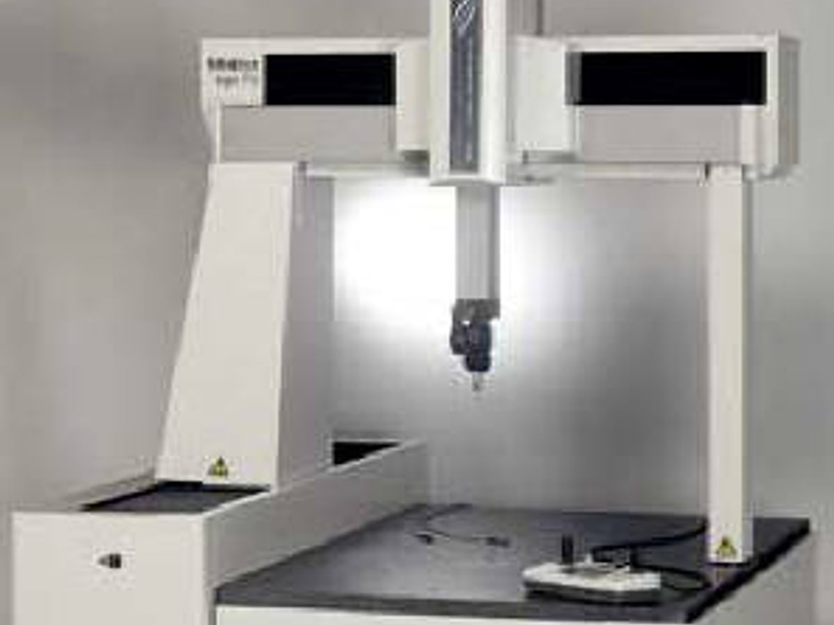 Coordinate measuring machine (CMM) used for dimensional inspection at Forrest Machine Products